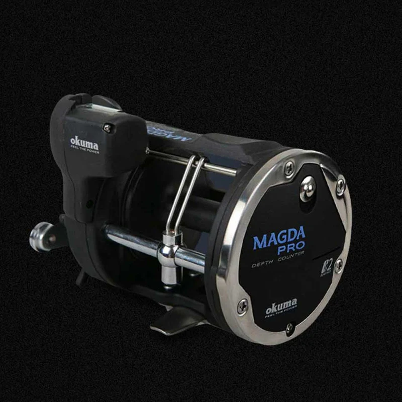 Angelrolle MAGDA Linecounter DT MA-15DT-T Multirolle Sea Baitcasting Reel