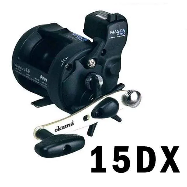 Angelrolle MAGDA Linecounter DT MA-15DT-T Multirolle Sea Baitcasting Reel