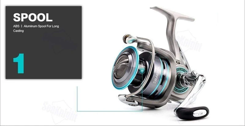 DAIWA PROCASTER 2000A 2500A 3000A 4000A Spinning Angelrolle 7BB Klappgriff Salzwasserkarpfen Kostenlose Metallersatzspule Angelgerät