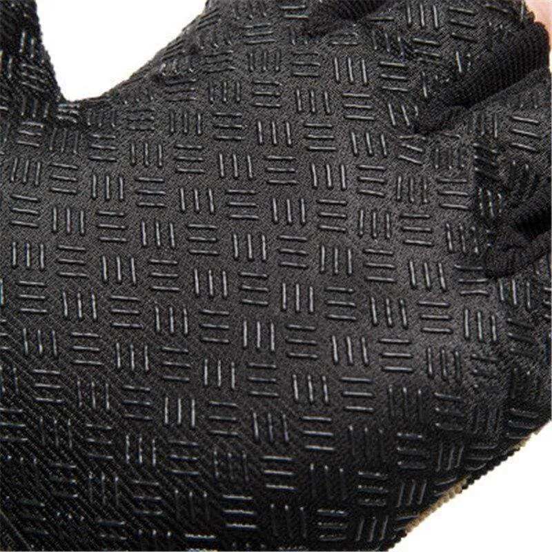 Männer Outdoor Kurze Finger Handschuhe Weiche Gummi Schutz Pad Sport Armee Militärische Taktische Airsoft Schießen Jagd