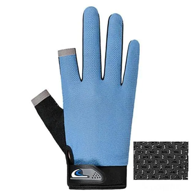 Sommer Fahrradhandschuhe Herren Mesh Atmungsaktive dünne Angelhandschuhe Anti Slip Halbfinger Sport Fahrradhandschuhe