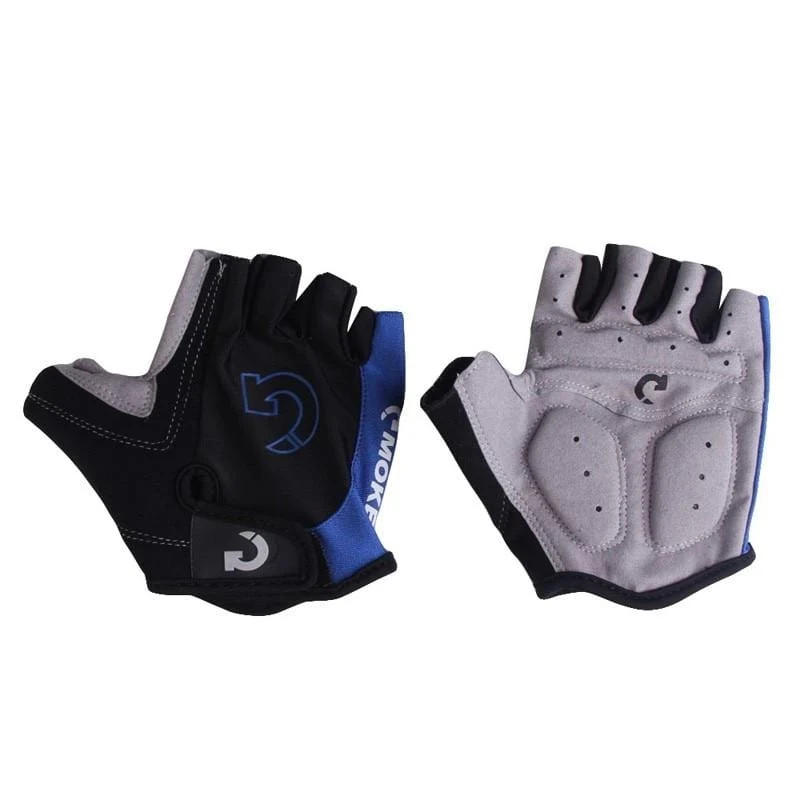 1 Paar Halbfinger-Fahrradhandschuhe Anti-Rutsch-Anti-Schweiß-Gel-Fahrrad-Reithandschuhe Anti-Schock-MTB-Straßen-Mountainbike-Sporthandschuhe