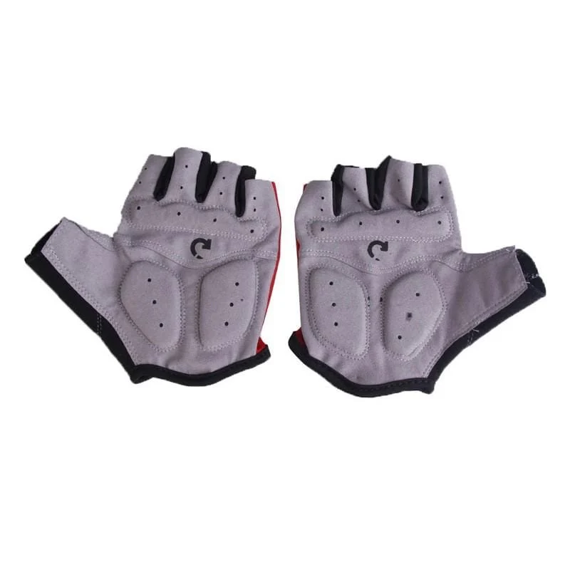 1 Paar Halbfinger-Fahrradhandschuhe Anti-Rutsch-Anti-Schweiß-Gel-Fahrrad-Reithandschuhe Anti-Schock-MTB-Straßen-Mountainbike-Sporthandschuhe