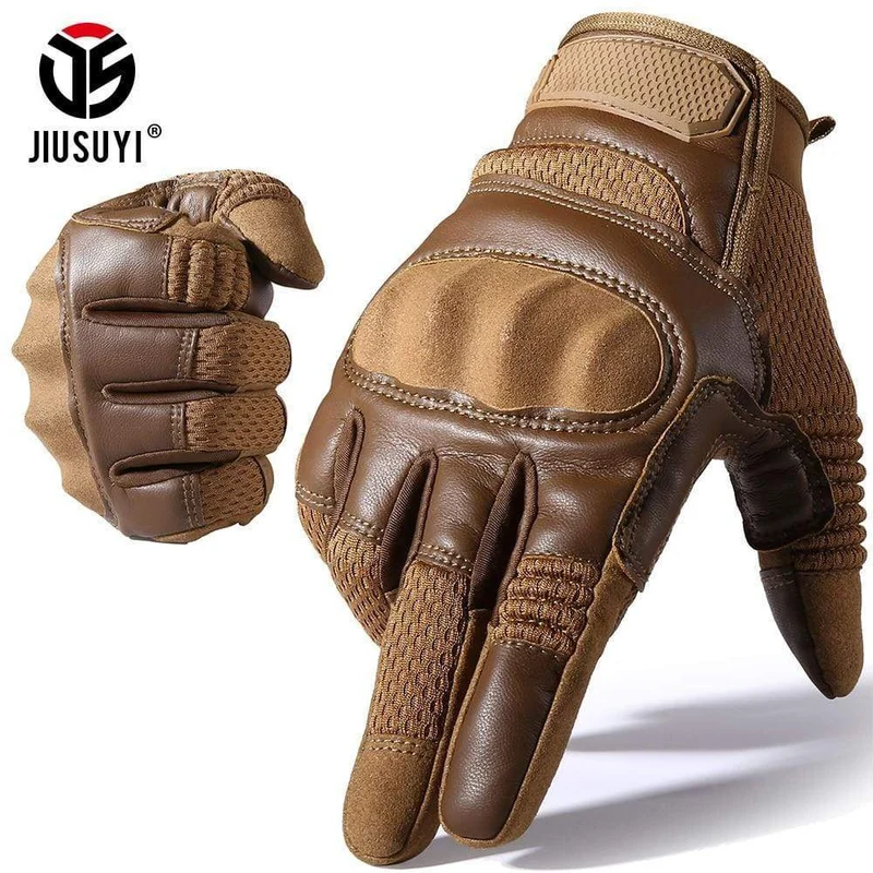 Touchscreen Taktische Handschuhe PU Leder Vollfinger Handschuh SWAT Airsoft Combat Army Military Paintball Schießausrüstung Damen Herren