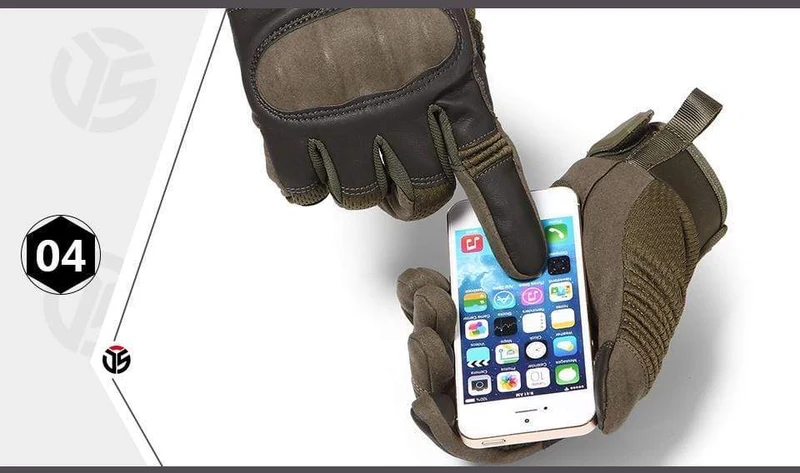 Touchscreen Taktische Handschuhe PU Leder Vollfinger Handschuh SWAT Airsoft Combat Army Military Paintball Schießausrüstung Damen Herren