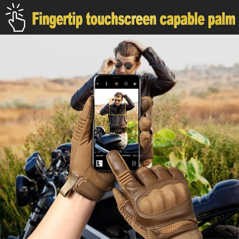 Touchscreen Taktische Handschuhe PU Leder Vollfinger Handschuh SWAT Airsoft Combat Army Military Paintball Schießausrüstung Damen Herren