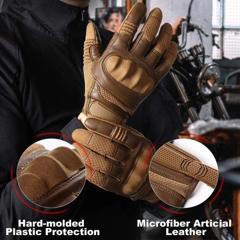 Touchscreen Taktische Handschuhe PU Leder Vollfinger Handschuh SWAT Airsoft Combat Army Military Paintball Schießausrüstung Damen Herren