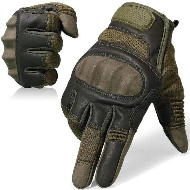 Touchscreen Taktische Handschuhe PU Leder Vollfinger Handschuh SWAT Airsoft Combat Army Military Paintball Schießausrüstung Damen Herren