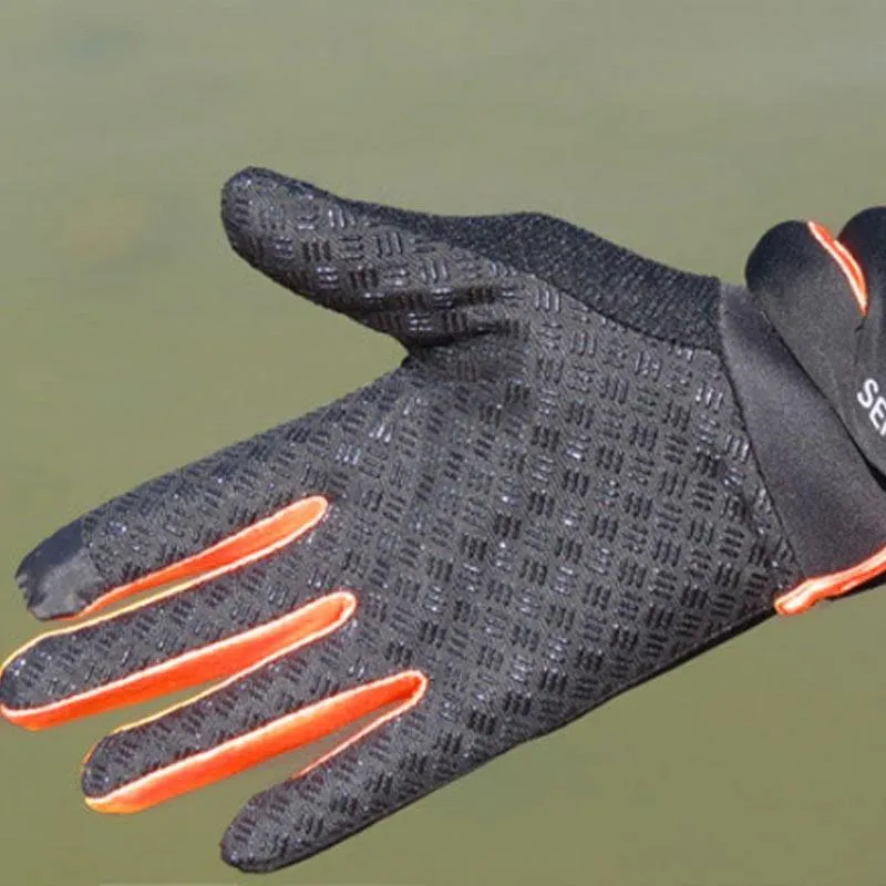 1 Paar Fahrradhandschuhe Vollfinger Touchscreen Herren Damen MTB Handschuhe Atmungsaktive Sommerhandschuhe MJ