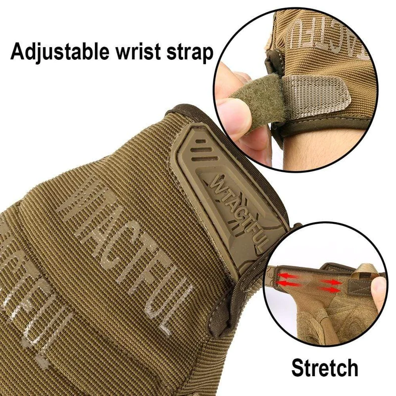 Outdoor Taktische Handschuhe Militärische Ausbildung Armee Sport Klettern Schießen Jagd Reiten Radfahren Voll Finger Anti-Skid Fäustlinge