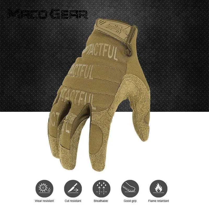 Outdoor Taktische Handschuhe Militärische Ausbildung Armee Sport Klettern Schießen Jagd Reiten Radfahren Voll Finger Anti-Skid Fäustlinge