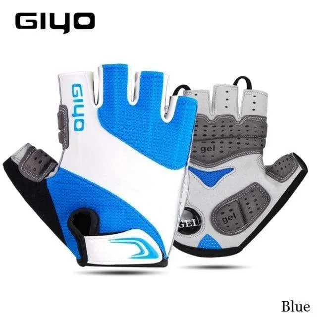 Fahrrad Halbfinger Handschuhe Atmungsaktive Lycra Stoff Männer Frauen Radfahren Handschuhe Rennrad Reiten MTB DH Racing Outdoor Fäustlinge