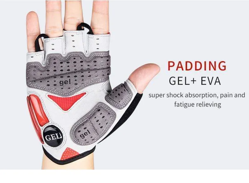 Fahrrad Halbfinger Handschuhe Atmungsaktive Lycra Stoff Männer Frauen Radfahren Handschuhe Rennrad Reiten MTB DH Racing Outdoor Fäustlinge