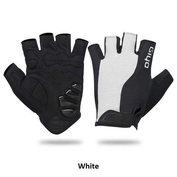 Fahrrad Halbfinger Handschuhe Atmungsaktive Lycra Stoff Männer Frauen Radfahren Handschuhe Rennrad Reiten MTB DH Racing Outdoor Fäustlinge