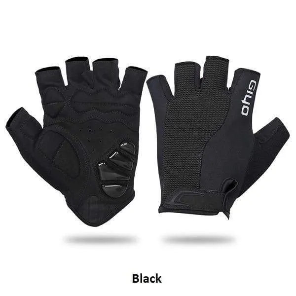 Fahrrad Halbfinger Handschuhe Atmungsaktive Lycra Stoff Männer Frauen Radfahren Handschuhe Rennrad Reiten MTB DH Racing Outdoor Fäustlinge