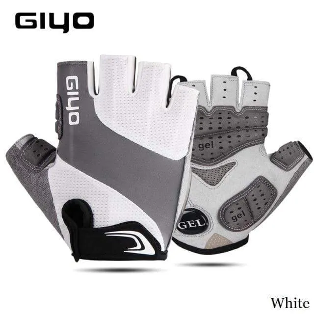 Fahrrad Halbfinger Handschuhe Atmungsaktive Lycra Stoff Männer Frauen Radfahren Handschuhe Rennrad Reiten MTB DH Racing Outdoor Fäustlinge