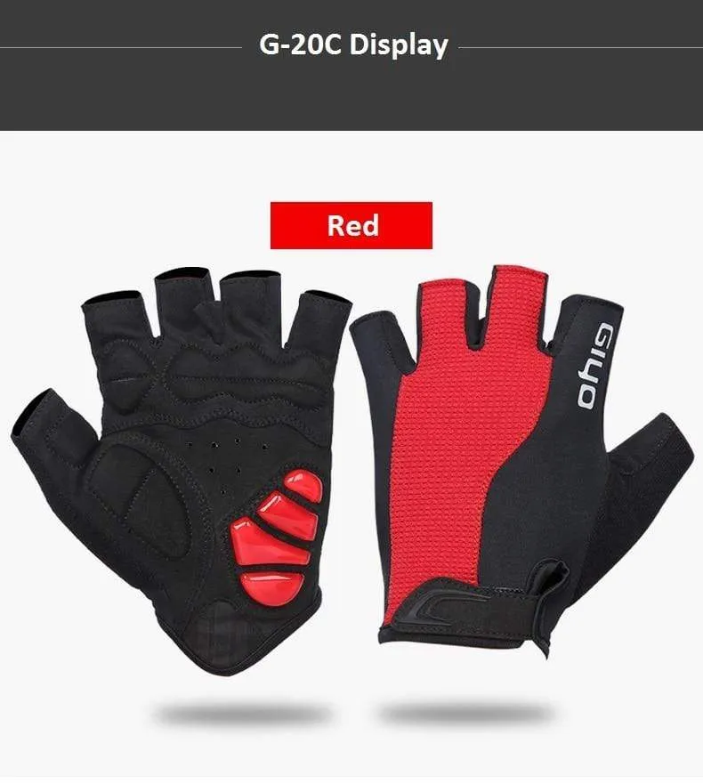 Fahrrad Halbfinger Handschuhe Atmungsaktive Lycra Stoff Männer Frauen Radfahren Handschuhe Rennrad Reiten MTB DH Racing Outdoor Fäustlinge