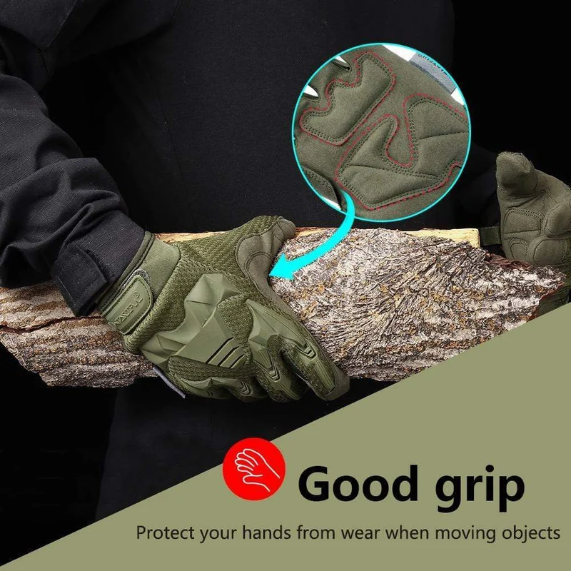Taktische Handschuhe Camo Militär Armee Radfahren Handschuh Sport Klettern Paintball Schießen Jagd Reiten Ski Vollfinger Fäustlinge Männer