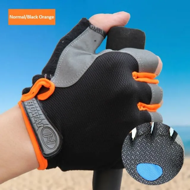 Radfahren Handschuhe Anti-slip Anti-schweiß Männer Frauen Halb Finger Handschuhe Atmungsaktive Anti-shock Sport Handschuhe MTB Fahrrad fahrrad Handschuh