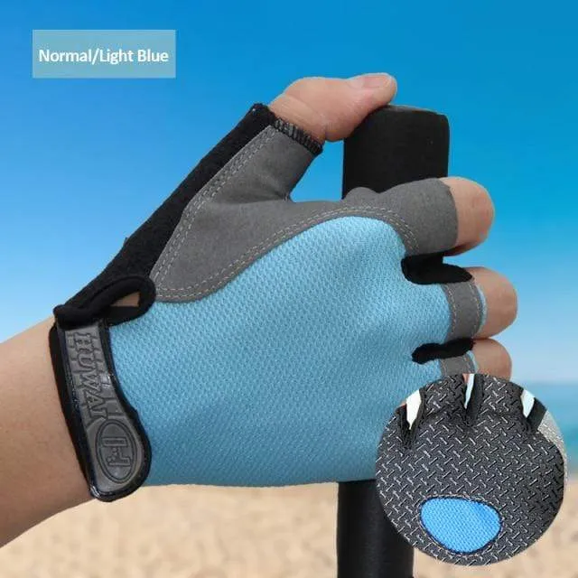 Radfahren Handschuhe Anti-slip Anti-schweiß Männer Frauen Halb Finger Handschuhe Atmungsaktive Anti-shock Sport Handschuhe MTB Fahrrad fahrrad Handschuh