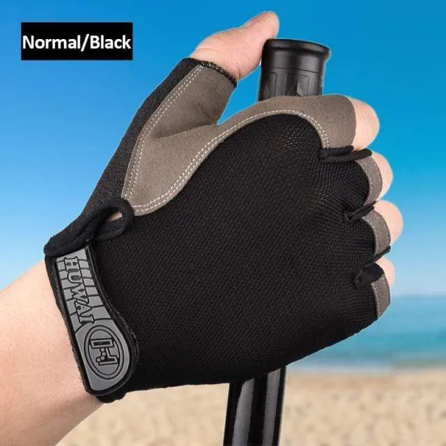Radfahren Handschuhe Anti-slip Anti-schweiß Männer Frauen Halb Finger Handschuhe Atmungsaktive Anti-shock Sport Handschuhe MTB Fahrrad fahrrad Handschuh