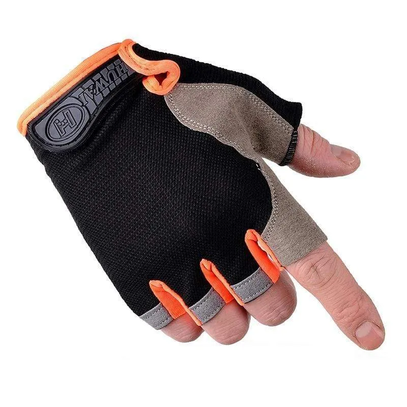 Radfahren Handschuhe Anti-slip Anti-schweiß Männer Frauen Halb Finger Handschuhe Atmungsaktive Anti-shock Sport Handschuhe MTB Fahrrad fahrrad Handschuh
