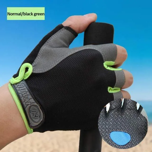 Radfahren Handschuhe Anti-slip Anti-schweiß Männer Frauen Halb Finger Handschuhe Atmungsaktive Anti-shock Sport Handschuhe MTB Fahrrad fahrrad Handschuh