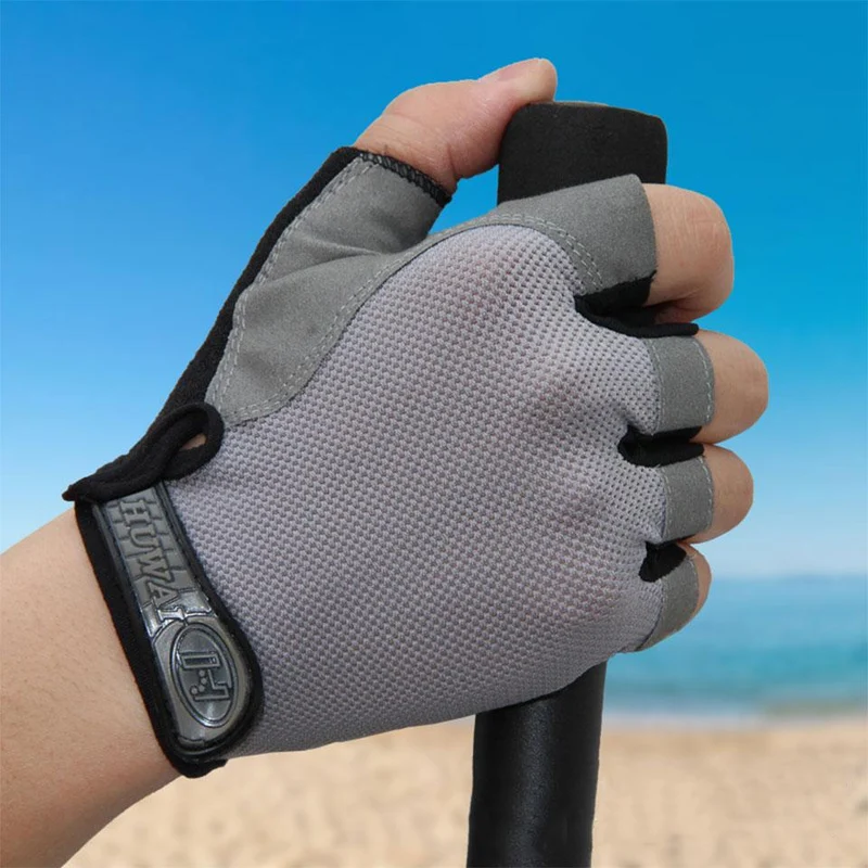 Radfahren Handschuhe Anti-slip Anti-schweiß Männer Frauen Halb Finger Handschuhe Atmungsaktive Anti-shock Sport Handschuhe MTB Fahrrad fahrrad Handschuh