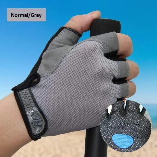 Radfahren Handschuhe Anti-slip Anti-schweiß Männer Frauen Halb Finger Handschuhe Atmungsaktive Anti-shock Sport Handschuhe MTB Fahrrad fahrrad Handschuh