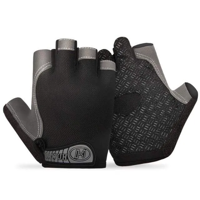 Fahrrad Fahrradhandschuhe Anti-Rutsch Anti-Schweiß Männer Frauen Halbfinger-Handschuhe Atmungsaktive Anti-Schock-Sporthandschuhe Fahrrad Fahrradhandschuhe