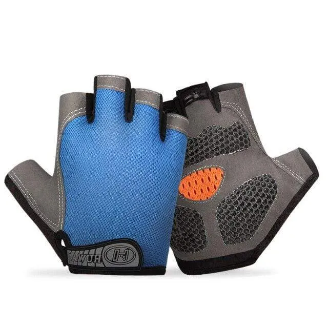 Fahrrad Fahrradhandschuhe Anti-Rutsch Anti-Schweiß Männer Frauen Halbfinger-Handschuhe Atmungsaktive Anti-Schock-Sporthandschuhe Fahrrad Fahrradhandschuhe
