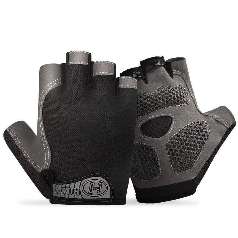 Fahrrad Fahrradhandschuhe Anti-Rutsch Anti-Schweiß Männer Frauen Halbfinger-Handschuhe Atmungsaktive Anti-Schock-Sporthandschuhe Fahrrad Fahrradhandschuhe