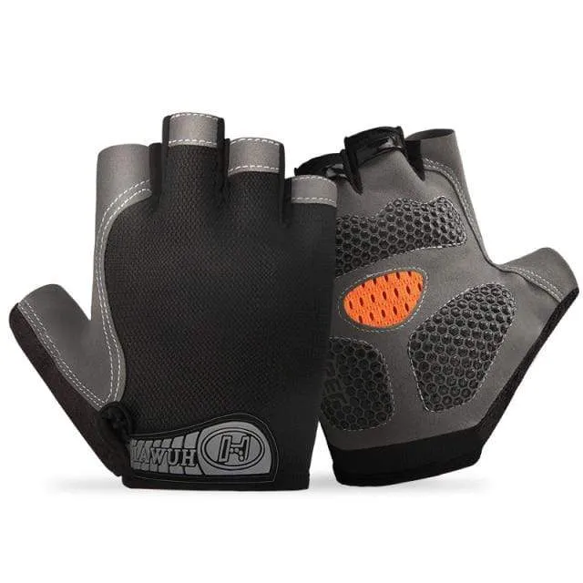 Fahrrad Fahrradhandschuhe Anti-Rutsch Anti-Schweiß Männer Frauen Halbfinger-Handschuhe Atmungsaktive Anti-Schock-Sporthandschuhe Fahrrad Fahrradhandschuhe