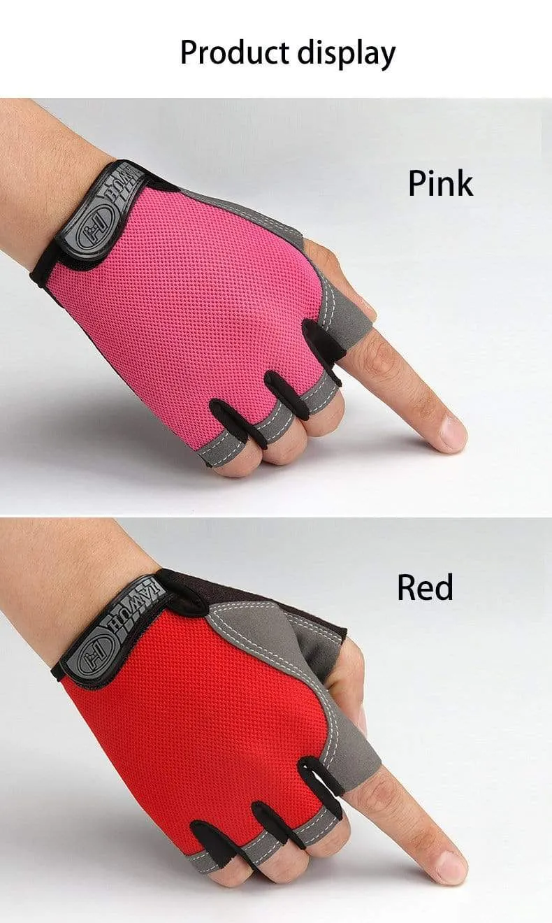 Fahrrad Fahrradhandschuhe Anti-Rutsch Anti-Schweiß Männer Frauen Halbfinger-Handschuhe Atmungsaktive Anti-Schock-Sporthandschuhe Fahrrad Fahrradhandschuhe