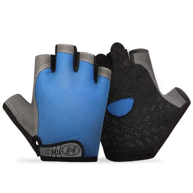 Fahrrad Fahrradhandschuhe Anti-Rutsch Anti-Schweiß Männer Frauen Halbfinger-Handschuhe Atmungsaktive Anti-Schock-Sporthandschuhe Fahrrad Fahrradhandschuhe