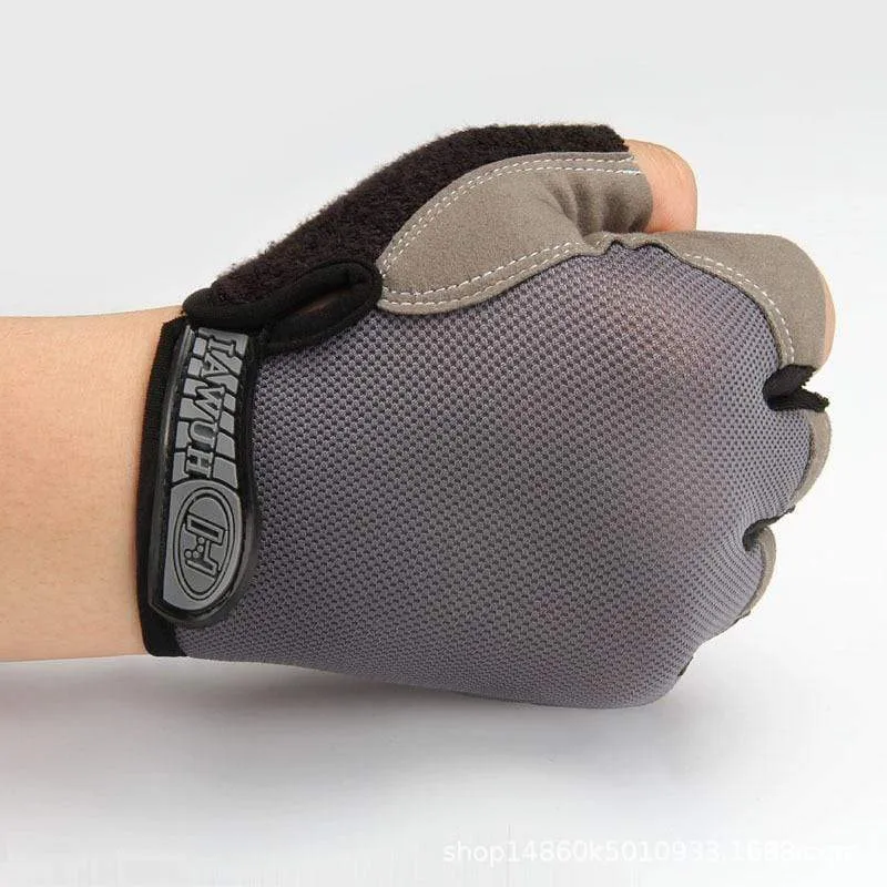 Fahrrad Fahrradhandschuhe Anti-Rutsch Anti-Schweiß Männer Frauen Halbfinger-Handschuhe Atmungsaktive Anti-Schock-Sporthandschuhe Fahrrad Fahrradhandschuhe