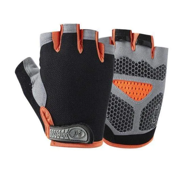 Fahrrad Fahrradhandschuhe Anti-Rutsch Anti-Schweiß Männer Frauen Halbfinger-Handschuhe Atmungsaktive Anti-Schock-Sporthandschuhe Fahrrad Fahrradhandschuhe