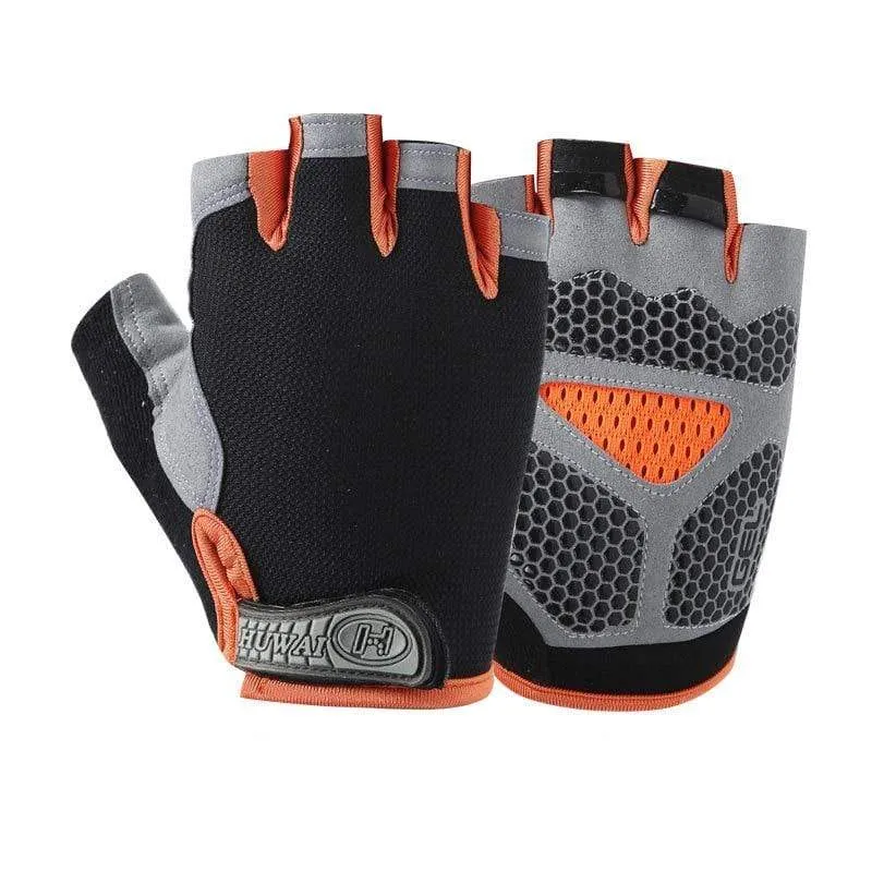 Fahrrad Fahrradhandschuhe Anti-Rutsch Anti-Schweiß Männer Frauen Halbfinger-Handschuhe Atmungsaktive Anti-Schock-Sporthandschuhe Fahrrad Fahrradhandschuhe