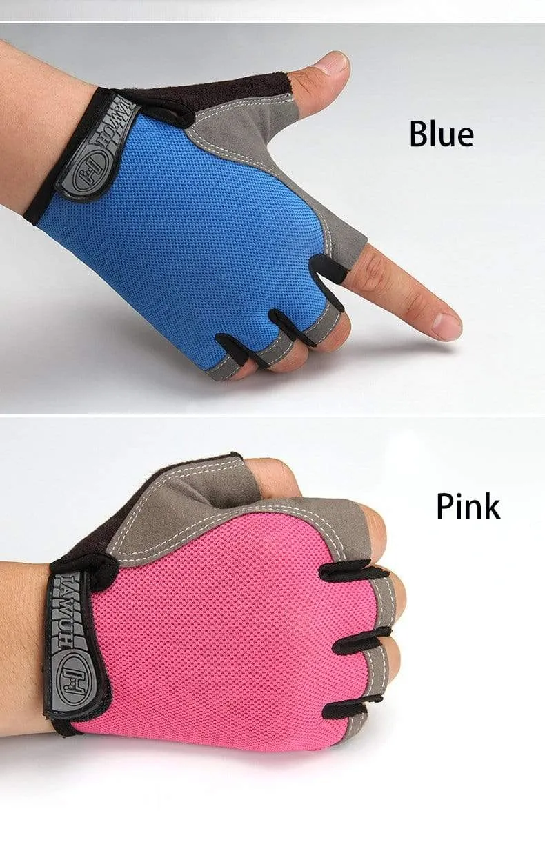 Fahrrad Fahrradhandschuhe Anti-Rutsch Anti-Schweiß Männer Frauen Halbfinger-Handschuhe Atmungsaktive Anti-Schock-Sporthandschuhe Fahrrad Fahrradhandschuhe