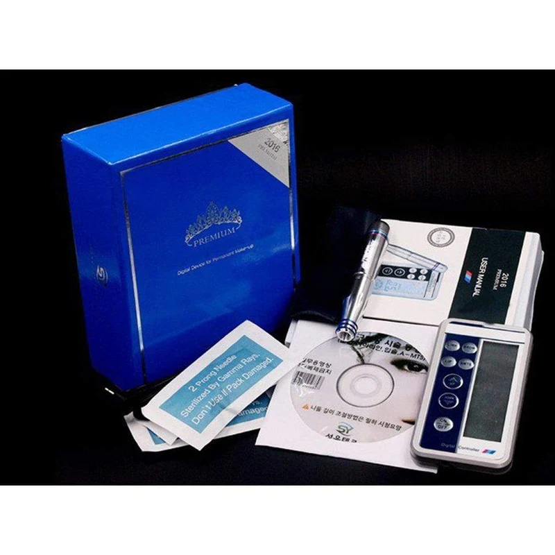 Koreanischer professioneller Stickerei-Augenbrauen-Charmant-Tattoo-Maschinenstift für semipermanentes Make-up von MTS, Microblading, Liner, Shader