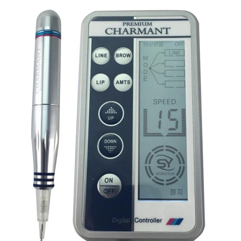 Koreanischer professioneller Stickerei-Augenbrauen-Charmant-Tattoo-Maschinenstift für semipermanentes Make-up von MTS, Microblading, Liner, Shader