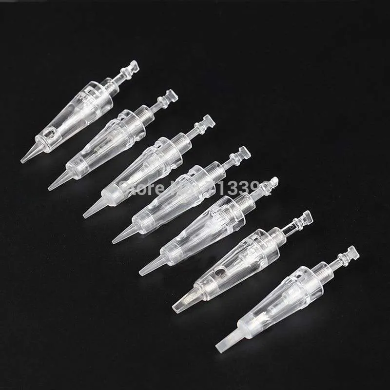 Klassische Silber Tattoo Maschine Permanent Make-Up Maschine Schönheit MTS Augenbrauen Stift Mit Patrone Nadeln
