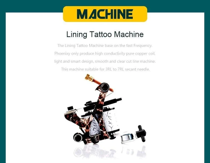 Komplettes Tattoo-Maschinenset mit Tinte, Netzteil, Griffen, Tattoozubehör, Body Art Makeup, Tattoo-Kit, Zubehör, Werkzeuge für Anfänger