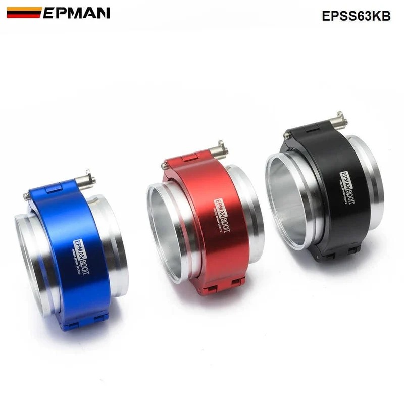 HD-Klemmsystem, Auspuff-V-Band-Klemme, Schnellverschluss für 2.5 Zoll Außendurchmesser, Auspuff/Ladeluftkühler, Rohr/Turbo EPSS63KB