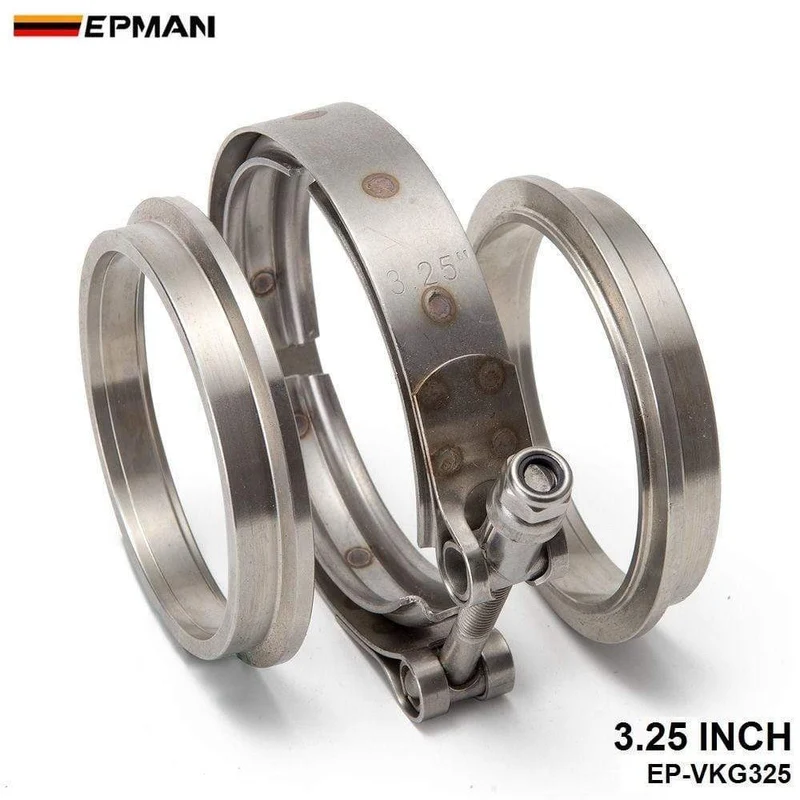 HD-Klemmsystem, Auspuff-V-Band-Klemme, Schnellverschluss für 2.5 Zoll Außendurchmesser, Auspuff/Ladeluftkühler, Rohr/Turbo EPSS63KB
