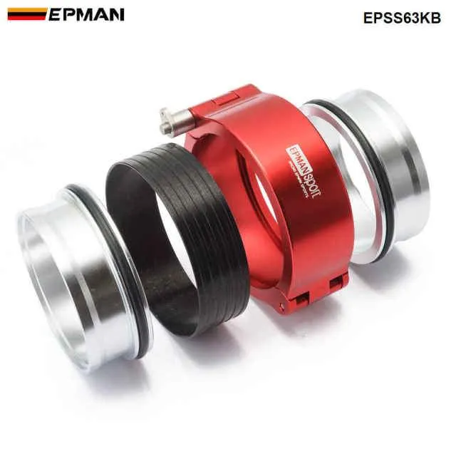 HD-Klemmsystem, Auspuff-V-Band-Klemme, Schnellverschluss für 2.5 Zoll Außendurchmesser, Auspuff/Ladeluftkühler, Rohr/Turbo EPSS63KB