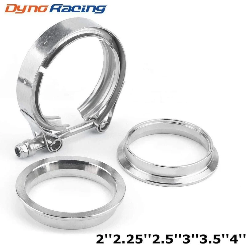 2" 2.25'' 2.5" 3" 3.5" 4'' Auto Auspuff V-Band Klemmflansch Kit SCHNELLSPANNER