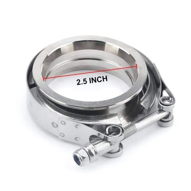 2" 2.25'' 2.5" 3" 3.5" 4'' Auto Auspuff V-Band Klemmflansch Kit SCHNELLSPANNER