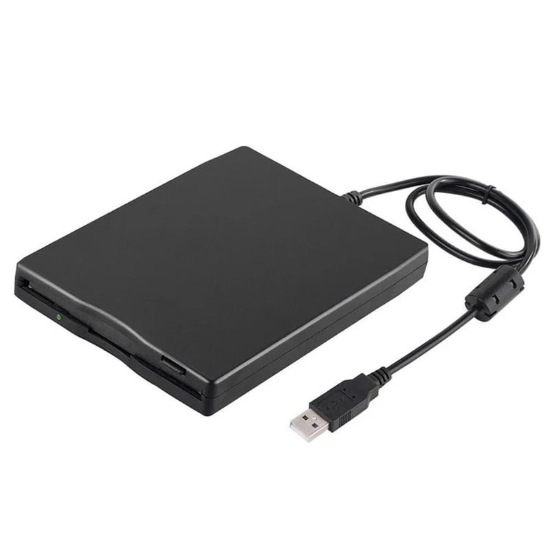 3.55-Zoll-Diskettenlaufwerk Tragbares 3.5-Zoll-USB-Diskettenlaufwerk für Mobilgeräte 1.44 MB externes Disketten-FDD für Laptop-Notebooks