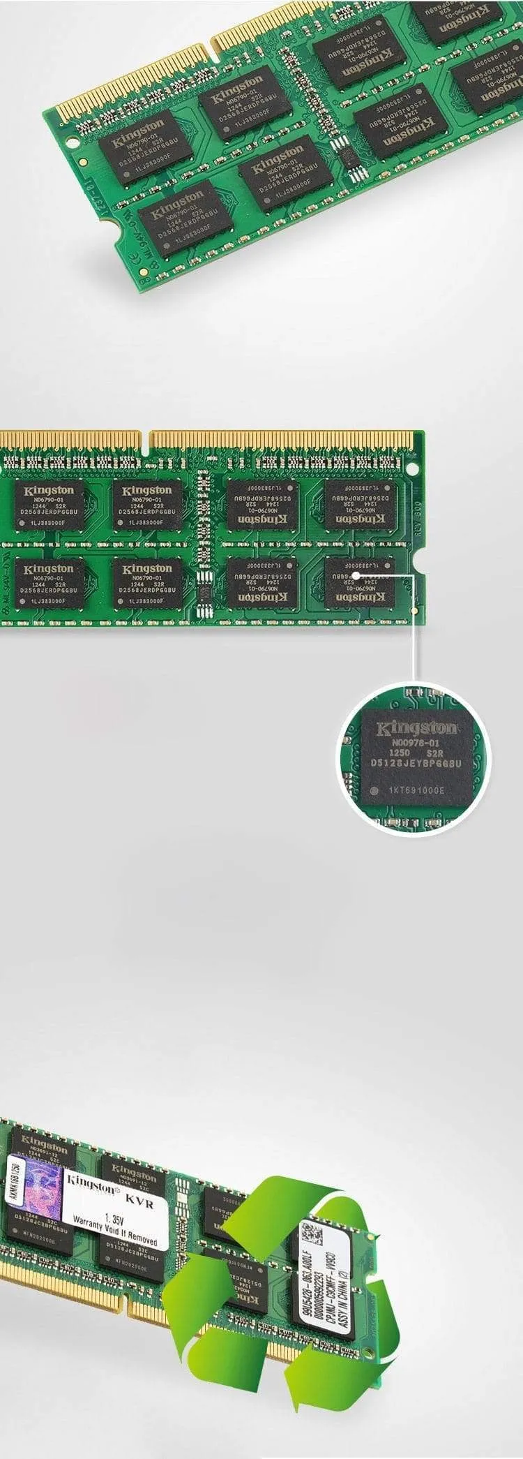 Kingston DDR3L 8 GB 1600 MHz DDR3 8 GB Niederspannungs-SO-DIMM Notebook-RAM (KVR16LS11/8 GB)